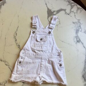 Zara Kids White Overalls